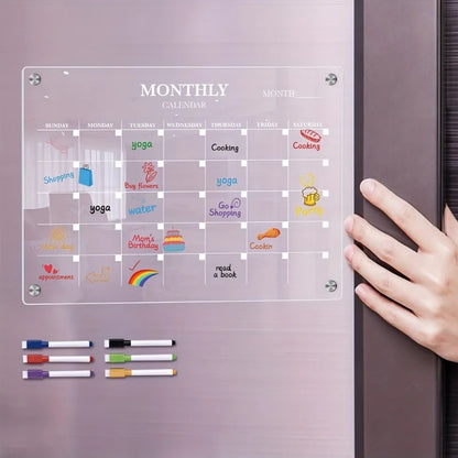 Magnetic Fridge Calendar Planner
