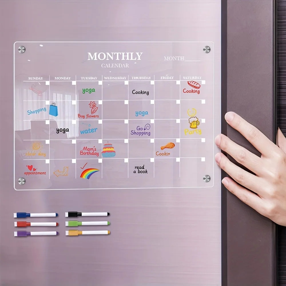 Magnetic Fridge Calendar Planner