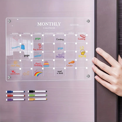 Magnetic Fridge Calendar Planner