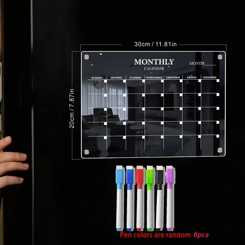 Magnetic Fridge Calendar Planner